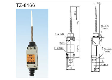 Tienda TZ-8166 que rígidos modelo tienden el tipo de nylon del interruptor de límite de la marca con el mecanismo doble de la primavera