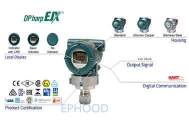 Transmisor de presión de Digitaces del transmisor de presión de High Performance Diff del modelo de EJX630A