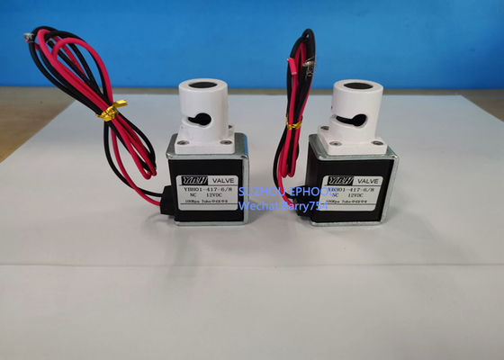Tamaño 6mm*8m m del tubo de la válvula de pellizco del solenoide de la presión baja 12VDC/24VDC para el equipo
