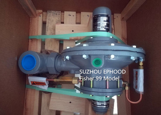 Regulador manorreductor del regulador 99 de encargo del gas de Fisher con el piloto