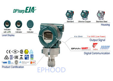 EJA530E en la línea ms Response Time del transmisor de presión diferenciada del soporte 90