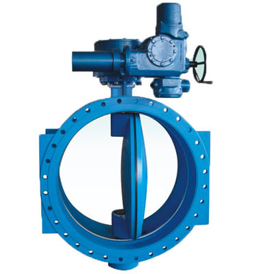 Extremo ensanchado excéntrico doble asentado resistente de la válvula con motor eléctrica