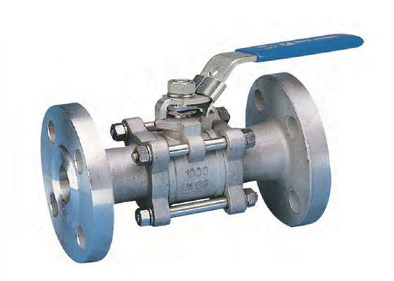 Vávula de bola por resorte roscada de acero inoxidable ensanchada PC de la vávula de bola del extremo 3