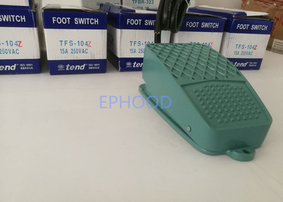 El artículo tiende el interruptor de pie original TFS -104Z con la vivienda de la aleación de aluminio