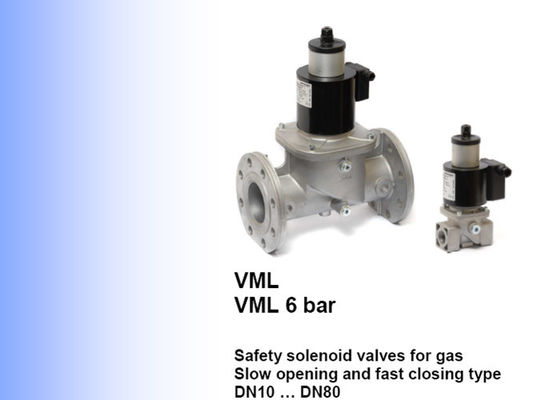 Modelo Safety Solenoid Valve DN10 de la marca VML de Elektrogas al tamaño DN80