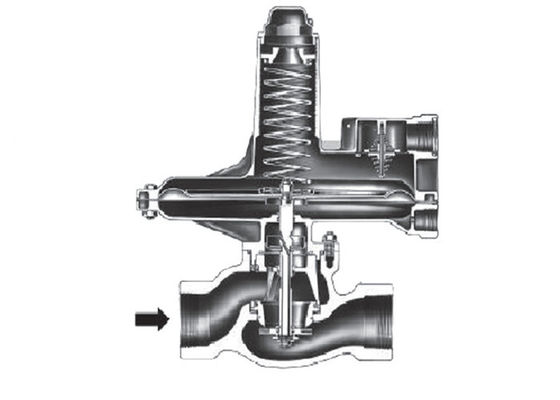 Las series dúctiles de Fisher 133L del hierro dirigen el regulador manorreductor actuado del gas