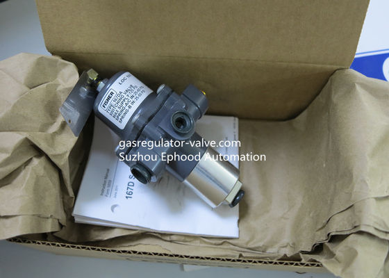 167DA serie 125psi 1/4" presión del NPT Fisher Switching Valve Three Way